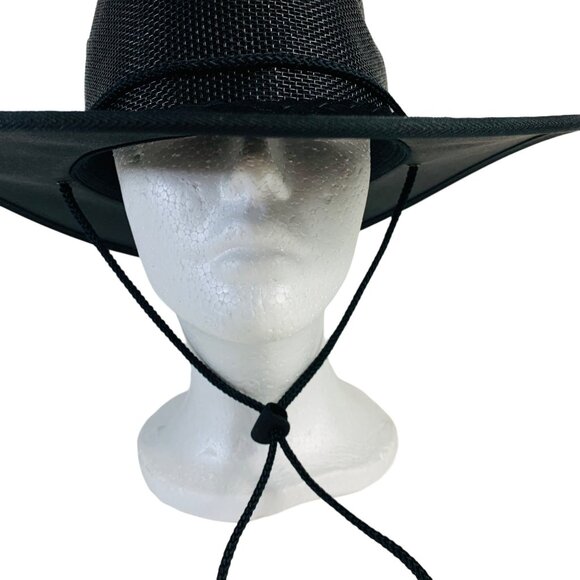 Barmah Hats Canvas Drover Size M Black Australian Cowboy Fish Hike Unisex Gift - Picture 11 of 13